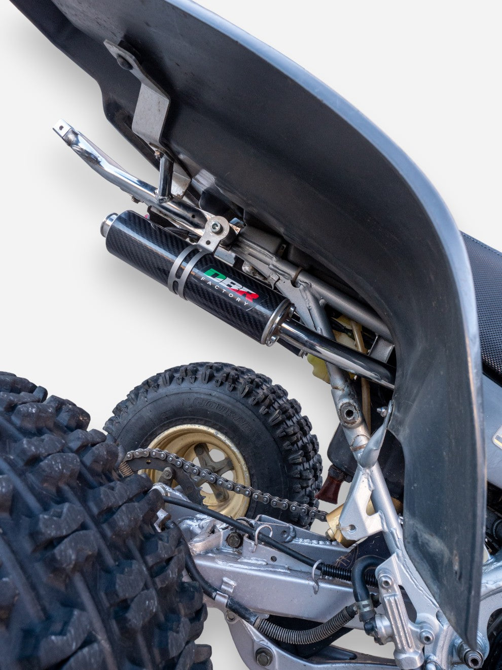 DBR عادم كامل من التيتانيوم لـ YAMAHA BANSHEE 350CC ATV 1988–2009