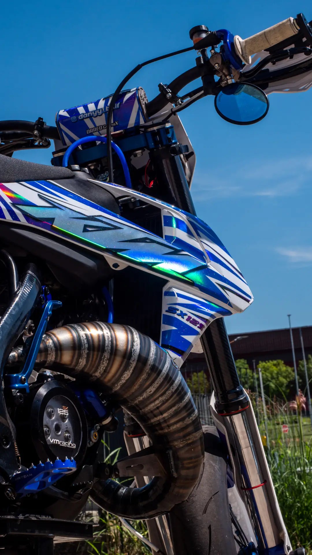 Scarico DBR Off-Road 125/150cc Alto - Pancia - DBR Factory