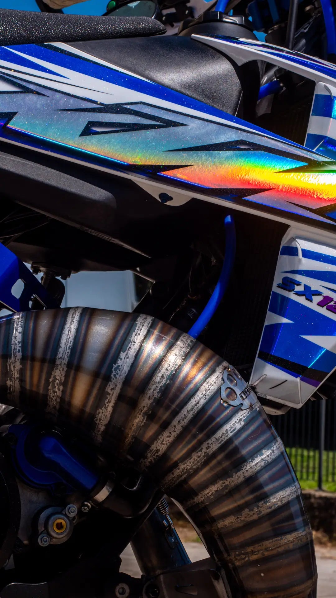 Scarico DBR Off-Road 125/150cc Alto - Pancia - DBR Factory