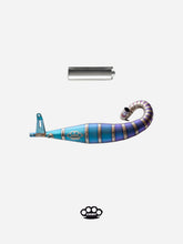 Upload the image to the Gallery viewer, DBR GP04 Multicolor Titanium Exhaust - Vespa and Gilera Moped