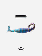 Upload the image to the Gallery viewer, DBR GP04 Multicolor Titanium Exhaust - Vespa and Gilera Moped