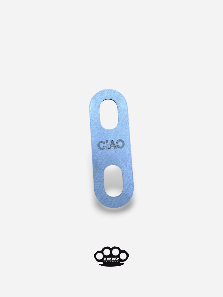 DBR Classic Moped Exhaust - Integrated Silencer Vespa and Gilera